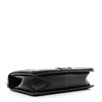 Chanel Crumpled Lambskin New Medium Studded Boy Flap Black 4 of 10