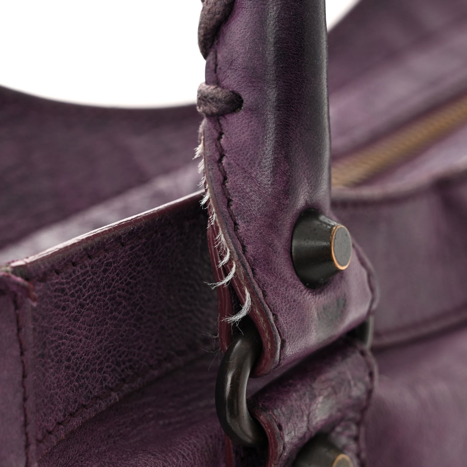 Balenciaga Agneau Classic Hardware City Raisin 11 of 16