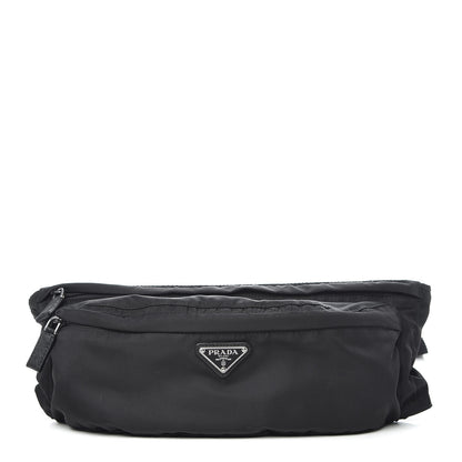 Prada Tessuto Nylon Saffiano Belt Bag Black 1 of 12