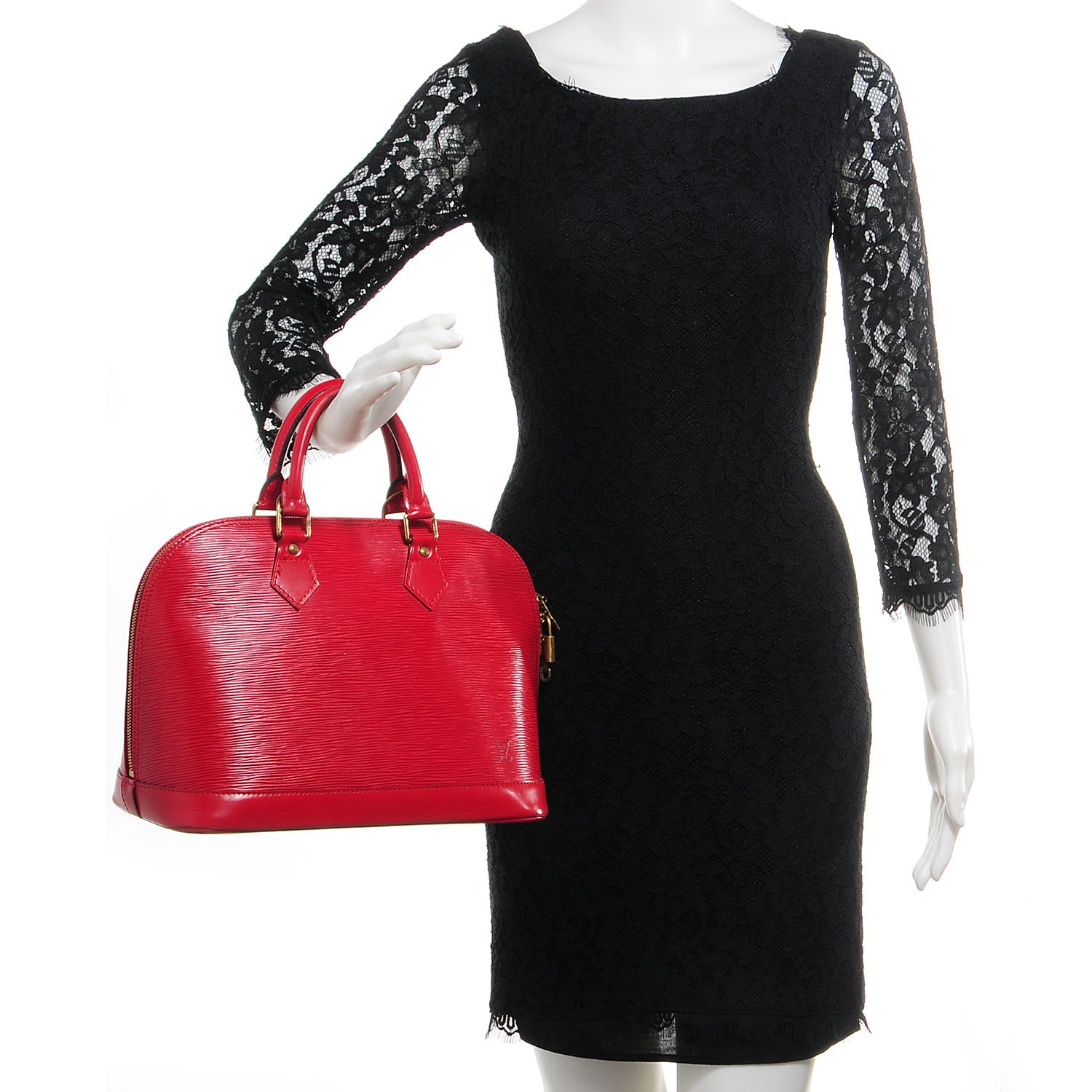 Louis Vuitton Epi Alma PM Rouge 2 of 10