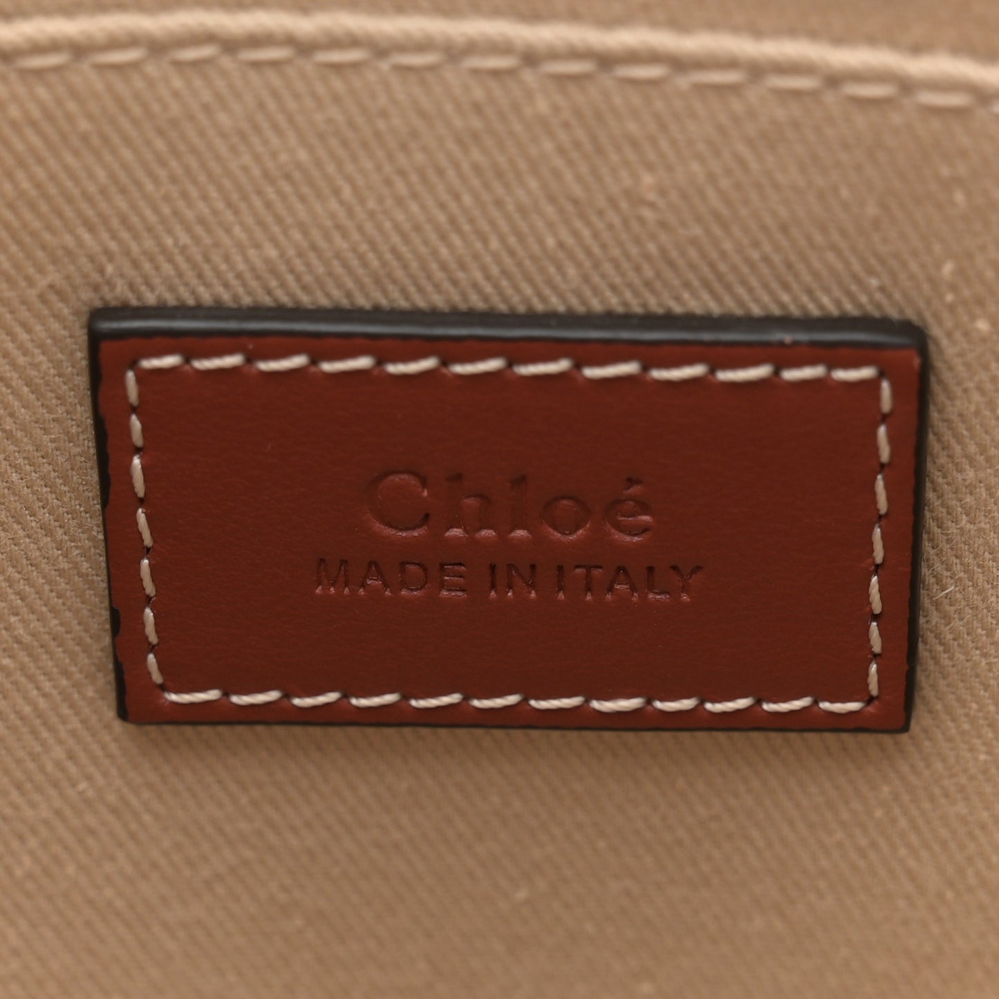 Cotton Calfskin Small Woody Ribbon Tote With Strap White Brown