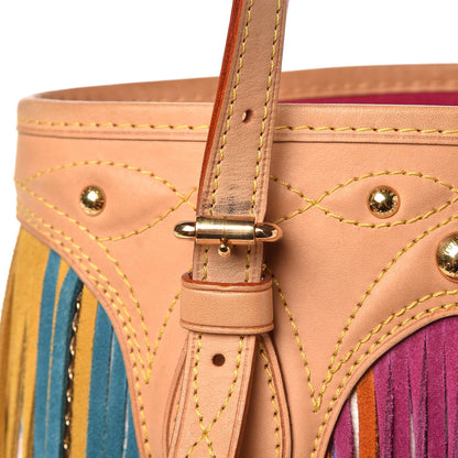 Louis Vuitton Monogram Multicolor Fringe Bucket White 8 of 11
