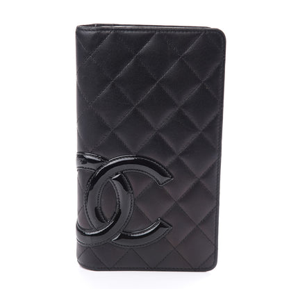 Chanel Calfskin Quilted Cambon Yen Wallet Black 1 of 8