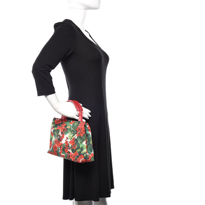 Dolce & Gabbana Canvas Court Printed Floral Kids Tote Red Multicolor 2 of 9