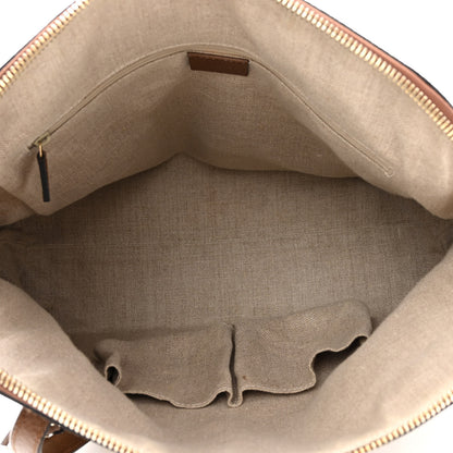 Gucci Monogram Medium Bree Shoulder Bag Beige Tabacco 5 of 9