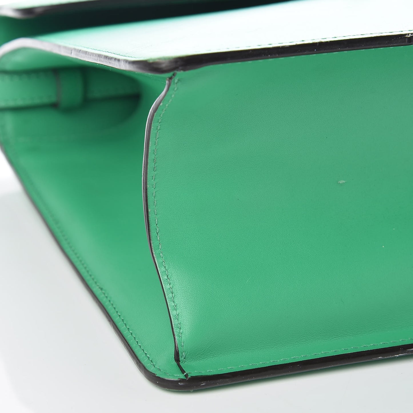Vitello Fontanella Web Medium Sylvie Top Handle Bag Synthetic Green Garden