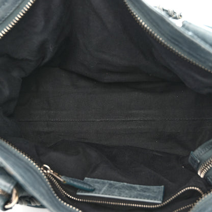 Balenciaga Agneau Giant 21 Silver Hardware City Cyclade 4 of 12