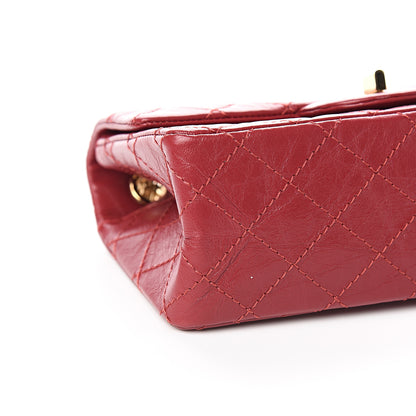 Chanel Aged Calfskin Quilted 2.55 Reissue Mini Flap Red 7 of 10