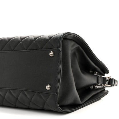 Chanel Caviar Quilted Medium CC Bucket Bag Black 10 of 11