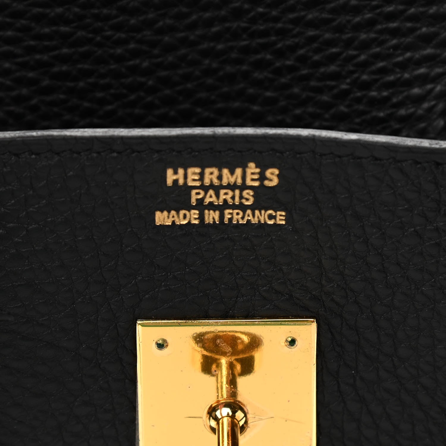 Hermes Taurillon Clemence Birkin 35 Black 6 of 11