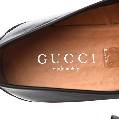 Gucci Laredo Calfskin Mens Horsebit Loafers 11 Black 6 of 10