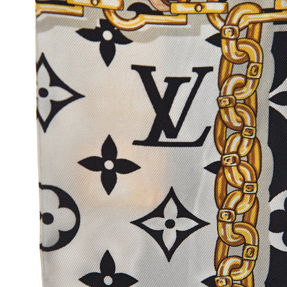 Louis Vuitton Silk Monogram Confidential Bandeau Black 4 of 11