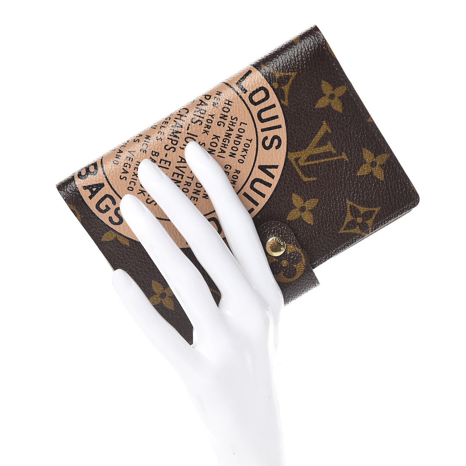 Louis Vuitton Monogram Complice Trunks and Bags Small Ring Agenda Cover Beige 2 of 7