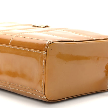 Chanel Patent Quilted Chocolate Bar Beige 8 of 10
