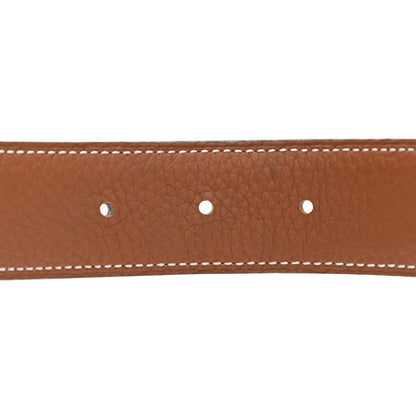 Hermes Box Togo 32mm Matte H Belt 90 Black Gold 3 of 7