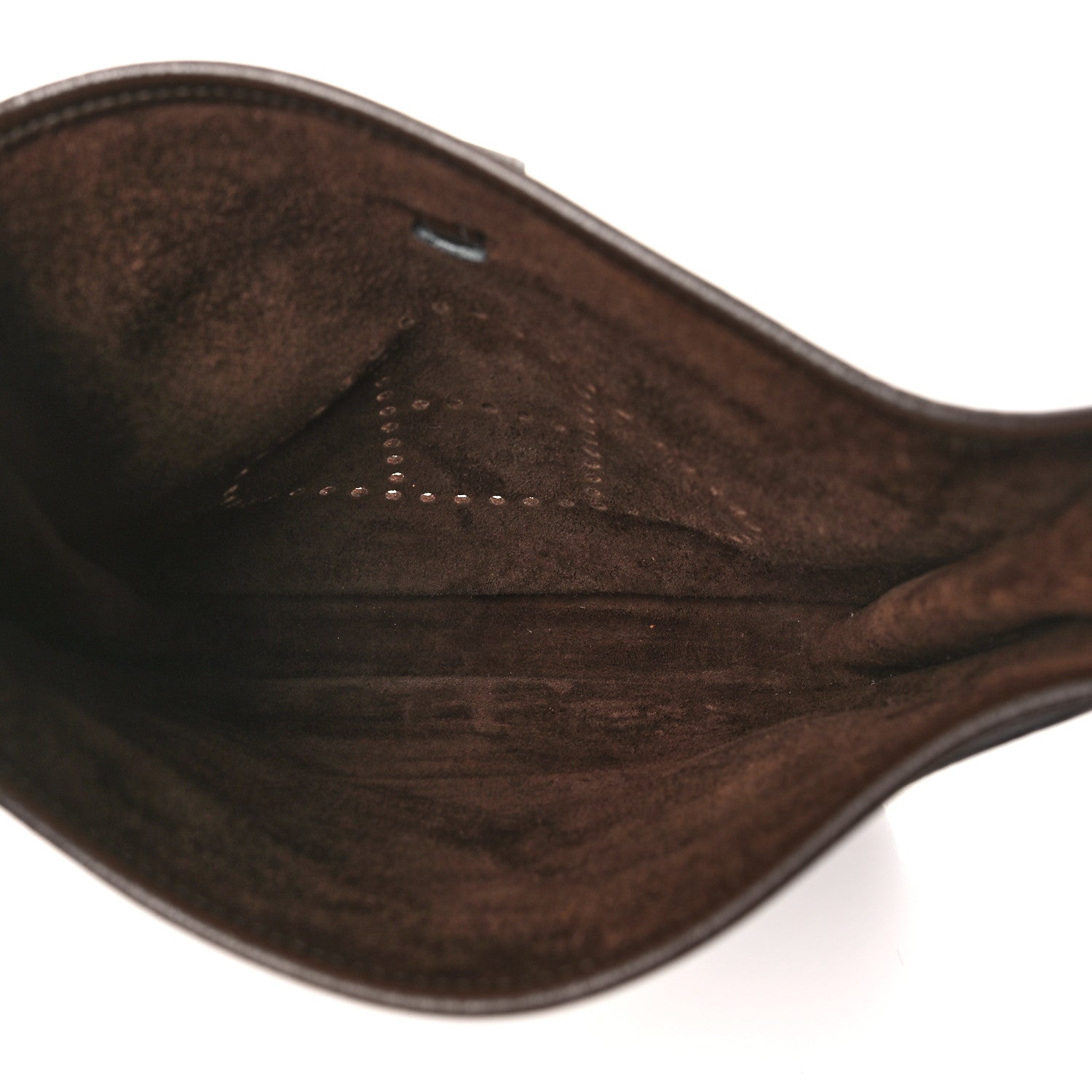 Hermes Taurillon Clemence Evelyne II PM Chocolate 5 of 10