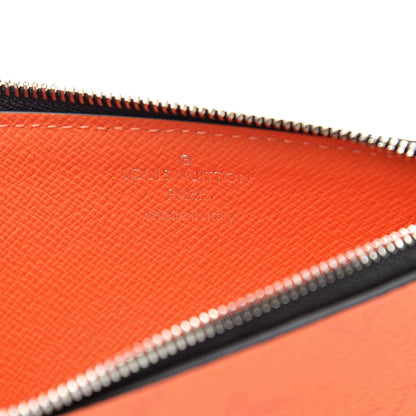 Louis Vuitton Taigarama Coin Card Holder Orange 6 of 8