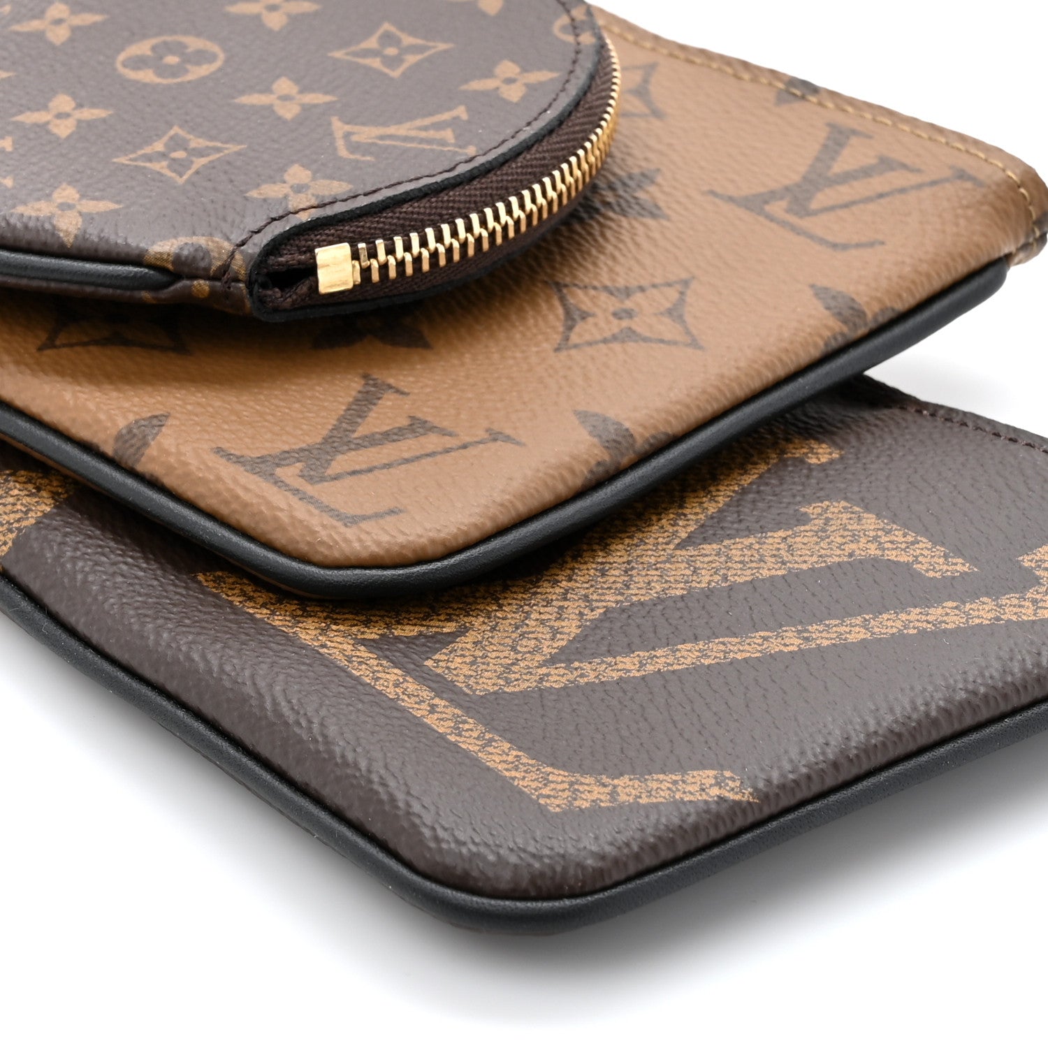 Louis Vuitton LOUIS VUITTON Reverse Monogram Giant Trio Pouch 9 of 10