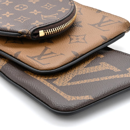 Louis Vuitton LOUIS VUITTON Reverse Monogram Giant Trio Pouch 9 of 10