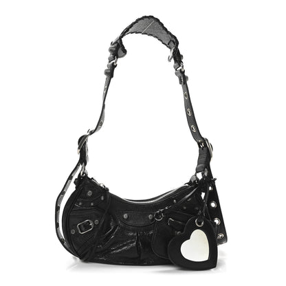 Balenciaga Agneau Arena Le Cagole Shoulder Bag XS Black 1 of 10