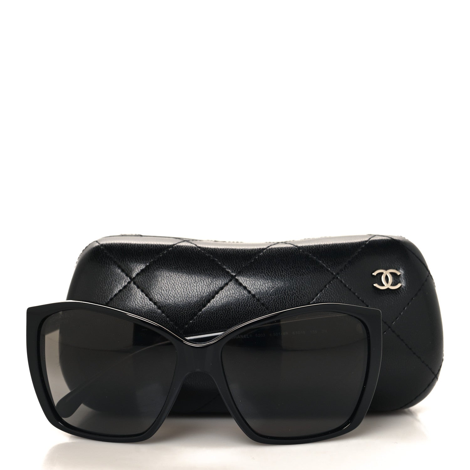 Chanel Acetate CC Sunglasses 5203 Black 7 of 7