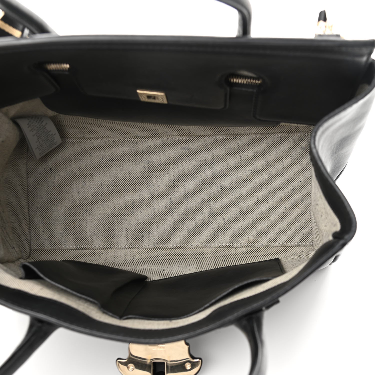 Versace Calfskin Large Palazzo Empire Bag Black 5 of 10