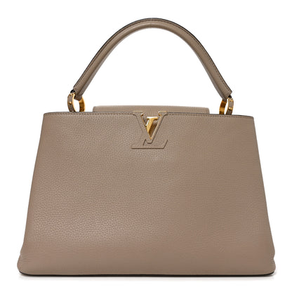 Louis Vuitton Taurillon Capucines MM Galet 1 of 9