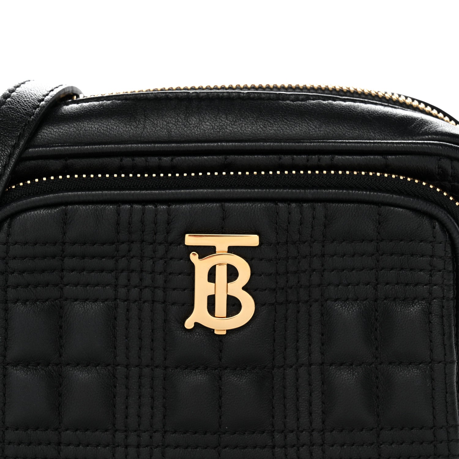 Burberry Calfskin Quilted Mini Lola Camera Bag Black 7 of 10