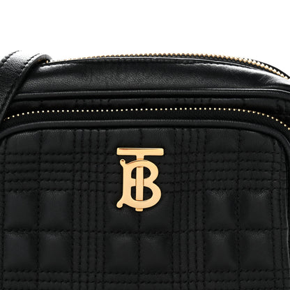 Burberry Calfskin Quilted Mini Lola Camera Bag Black 7 of 10