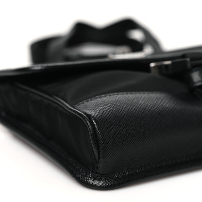 Prada Re-Nylon Saffiano Smartphone Case Crossbody Black 8 of 10