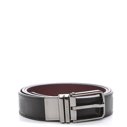 Louis Vuitton Damier Infini Calfskin Boston 30mm Reversible Belt 105 42 Moka 1 of 6