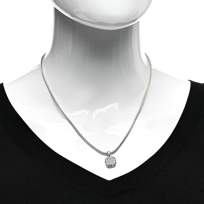 John Hardy Sterling Silver Diamond Classic Chain Pendant Necklace 2 of 4