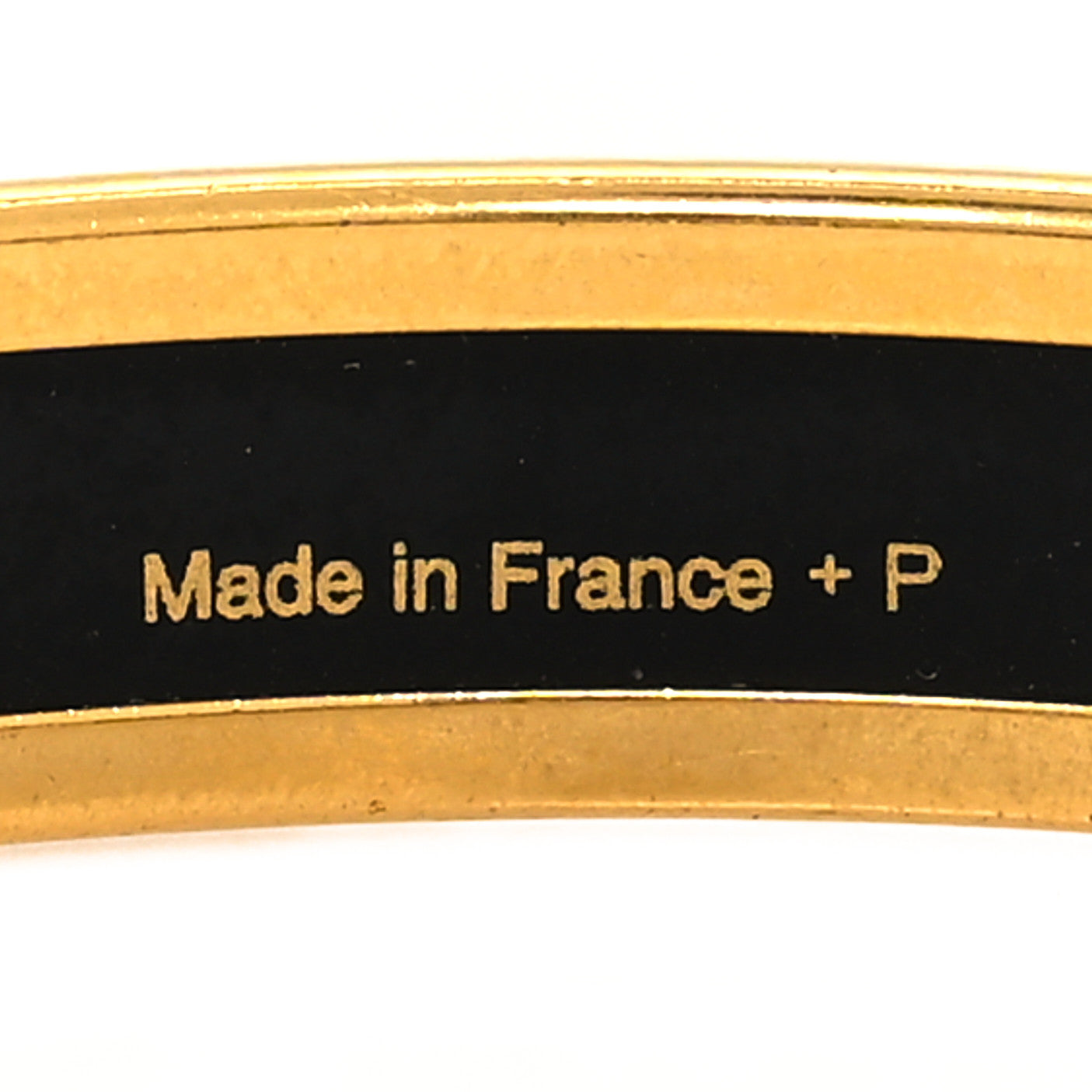 Hermes Enamel Narrow Printed Optique Chaine D'Ancre Bracelet 62 5 of 5