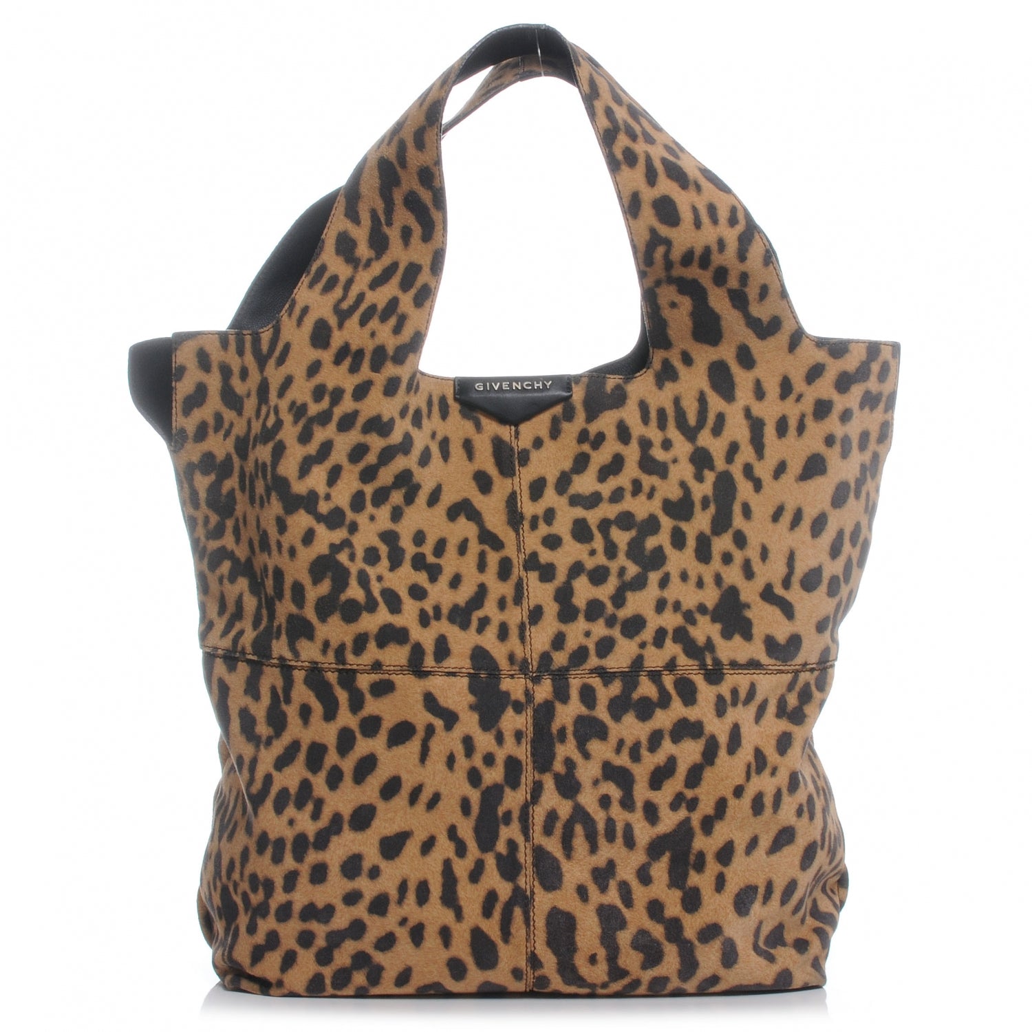 Givenchy Lambskin Brushed Leopard Print George V Bag 1 of 9