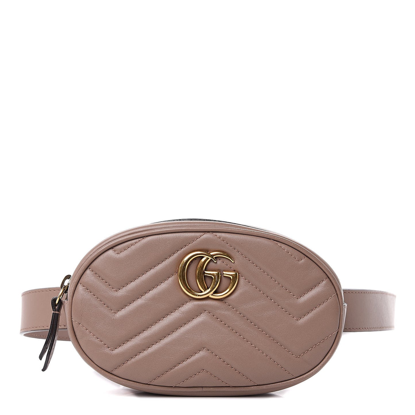 Calfskin Matelasse GG Marmont Belt Bag 95 38 Porcelain Rose