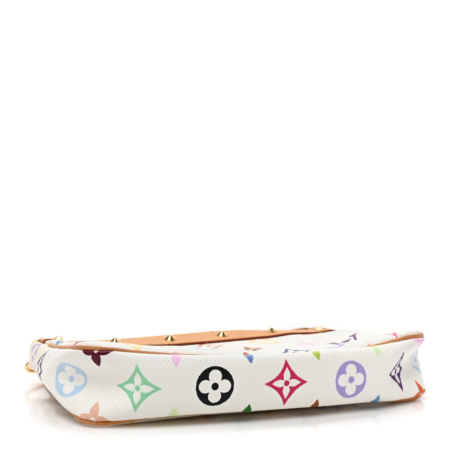 Monogram Multicolor Pochette Accessories White