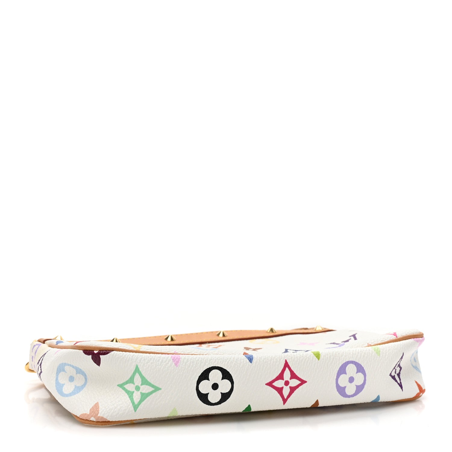 Louis Vuitton Monogram Multicolor Pochette Accessories White 4 of 13