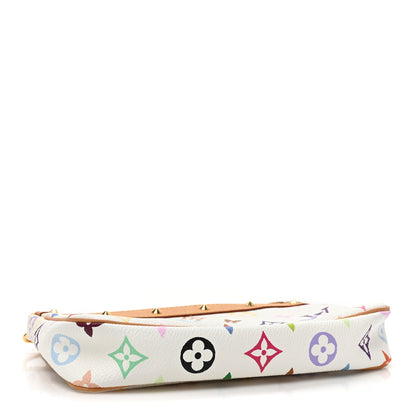 Louis Vuitton Monogram Multicolor Pochette Accessories White 4 of 13