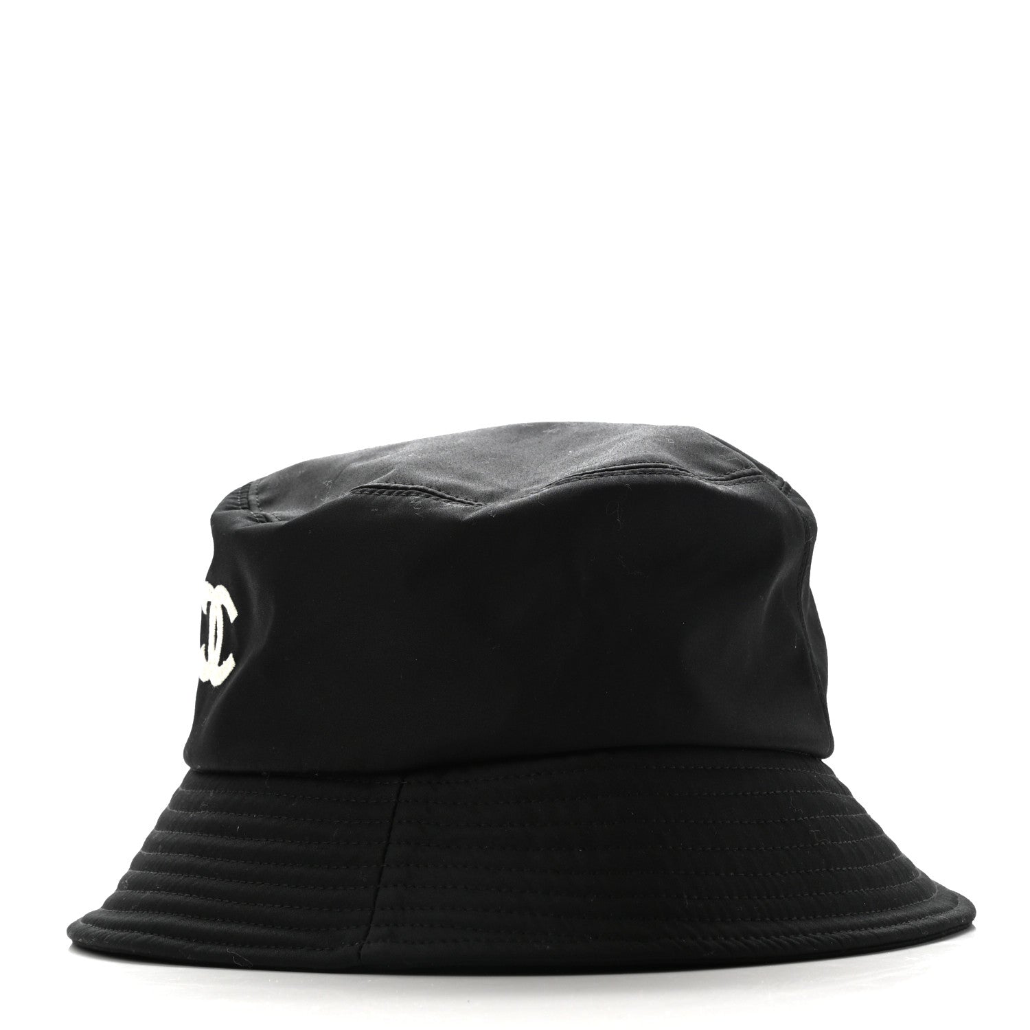 Chanel Cotton CC Bucket Hat M Black 4 of 8