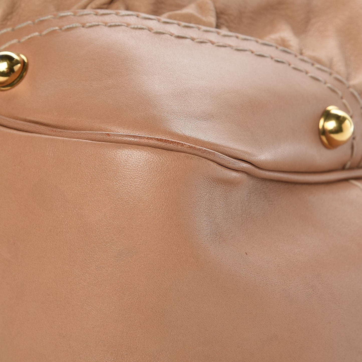 Calfskin Large Jockey Hobo Tan
