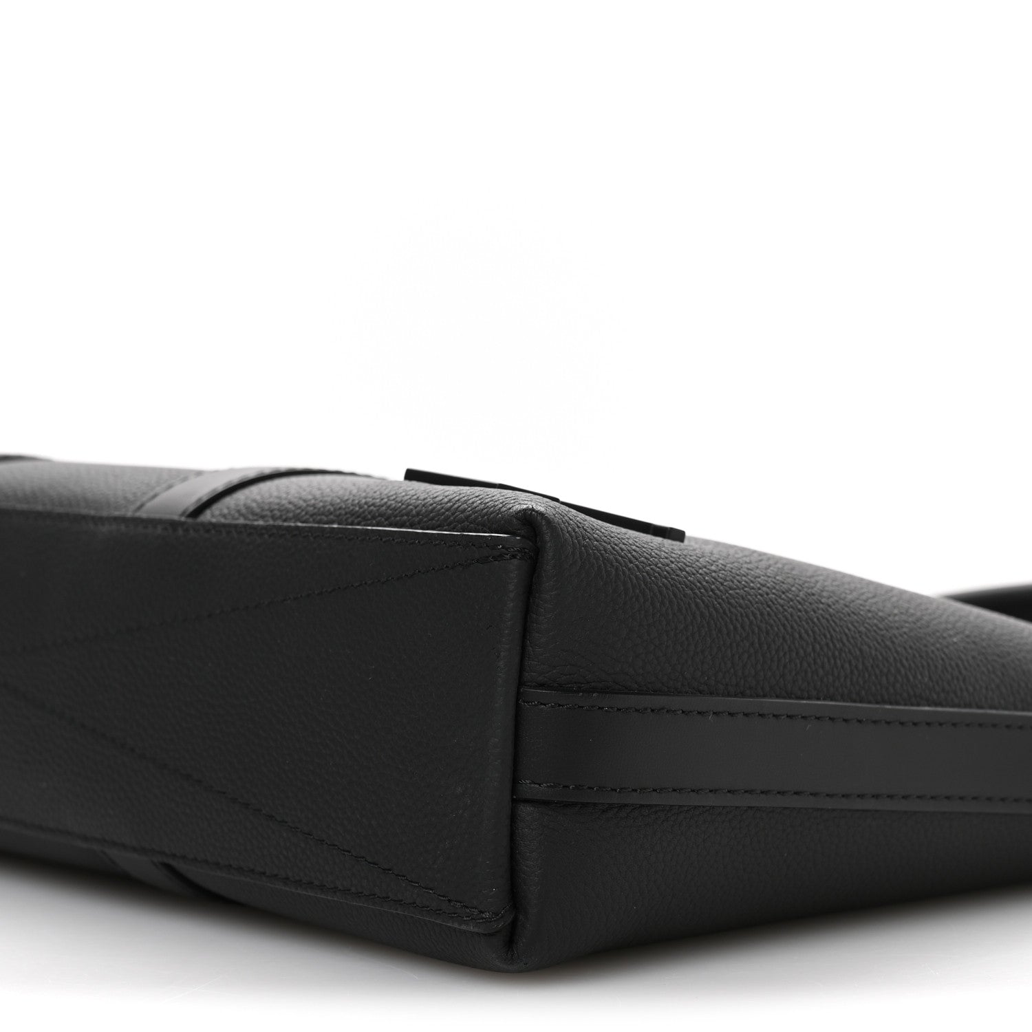 Louis Vuitton Calfskin Aerogram Takeoff Briefcase Black 9 of 9