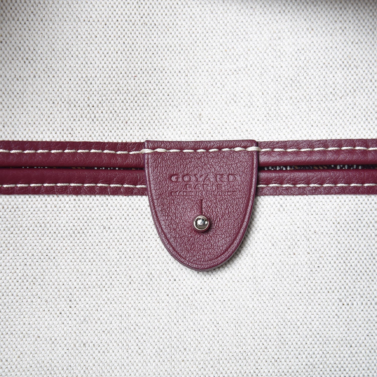 Goyard Goyardine Artois MM Burgundy 6 of 9