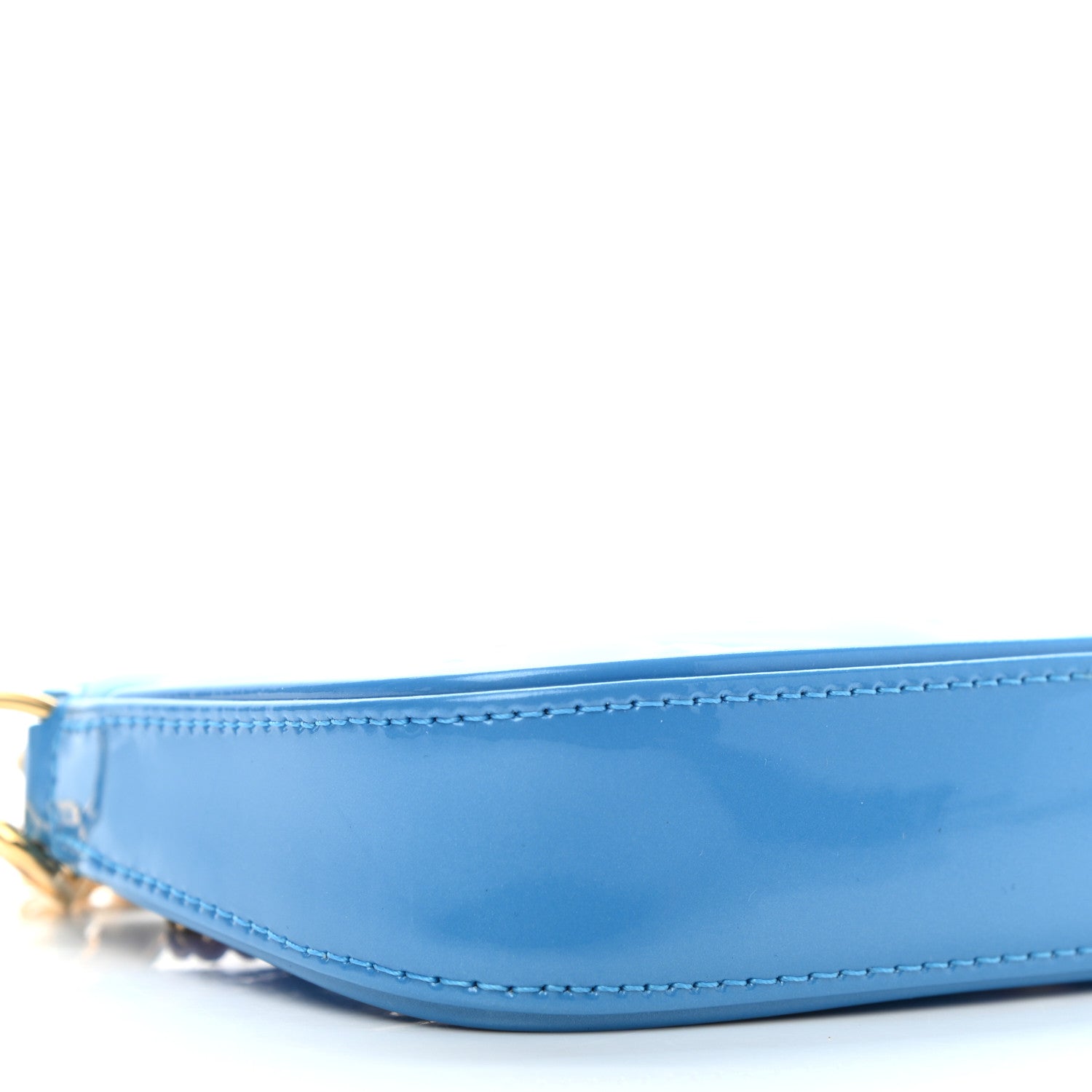 Louis Vuitton Vernis Valentine Mini Pochette Accessories Baby Blue Neon 7 of 8