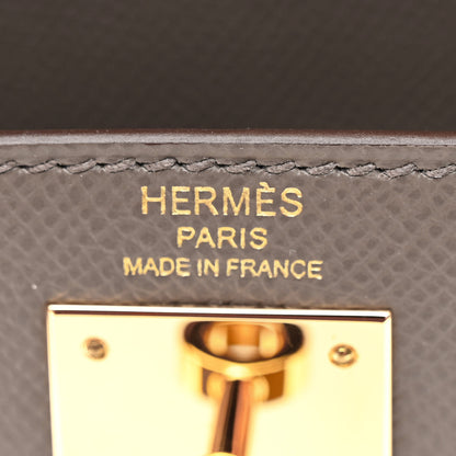 Hermes Epsom Kelly Sellier 28 Etain 6 of 13