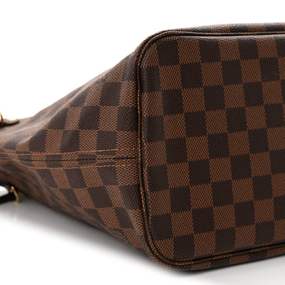 Louis Vuitton Damier Ebene Neo Neverfull MM Rose Ballerine 10 of 12