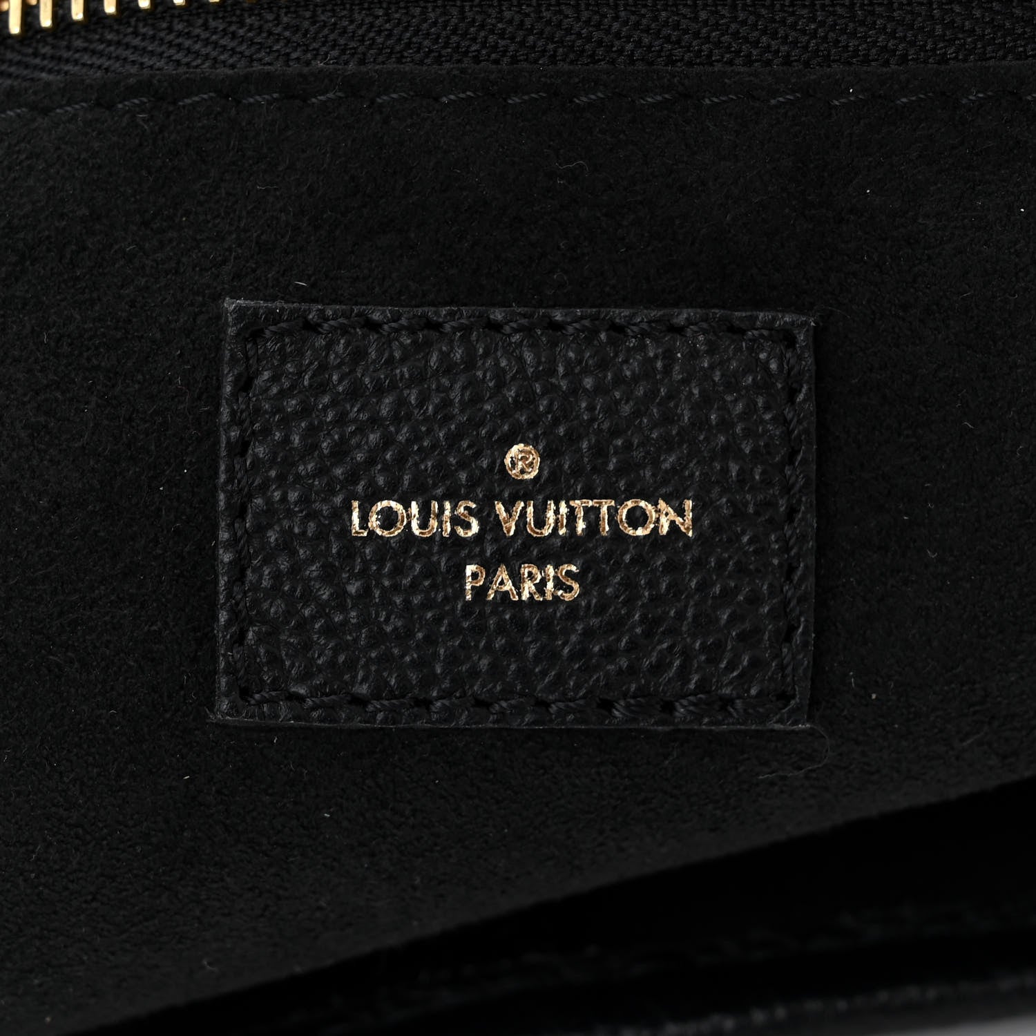 Louis Vuitton Empreinte Monogram Giant Neverfull MM Black Beige 7 of 11