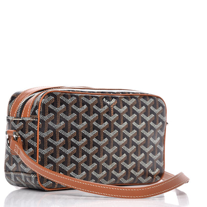 Goyard Goyardine Amacapvert Crossbody Bag Black Gold 3 of 6