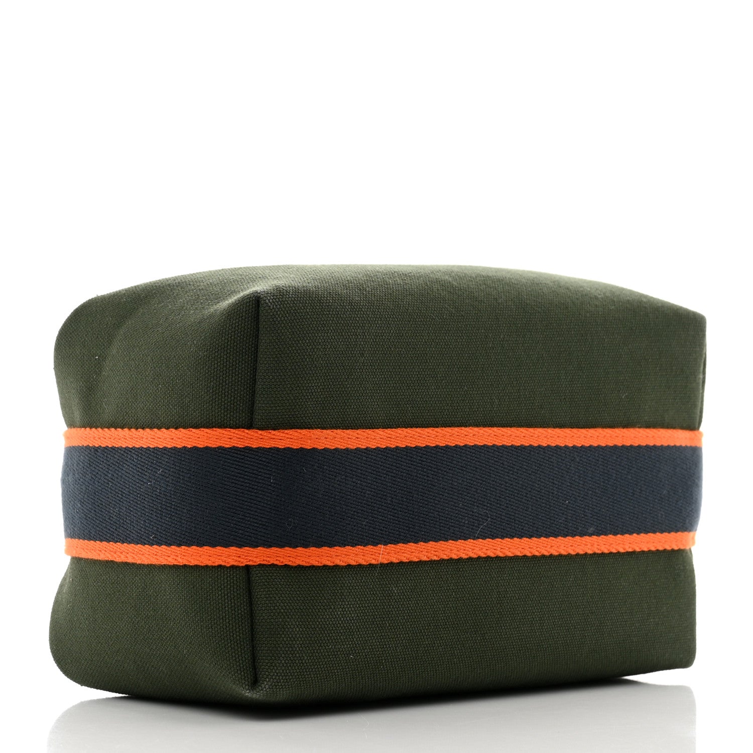 Hermes Canvas Small Bride-A-Brac Pouch Vert Foret 4 of 6