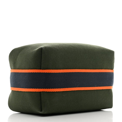 Hermes Canvas Small Bride-A-Brac Pouch Vert Foret 4 of 6