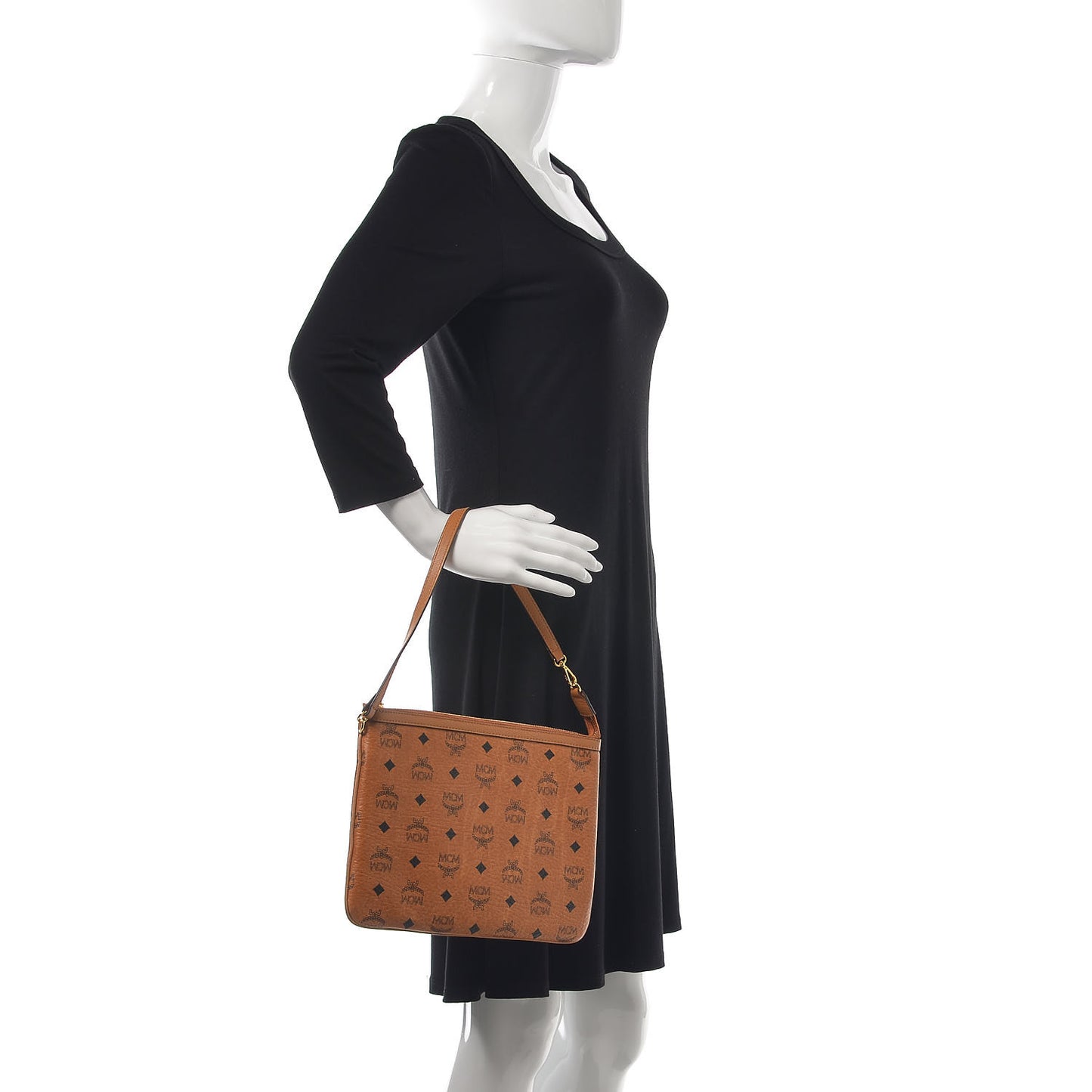Visetos Liz Shopper Tote Pouch Cognac